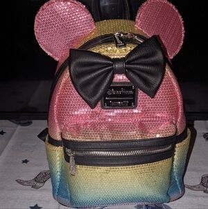 Loungefly Rainbow Sequin Backpack